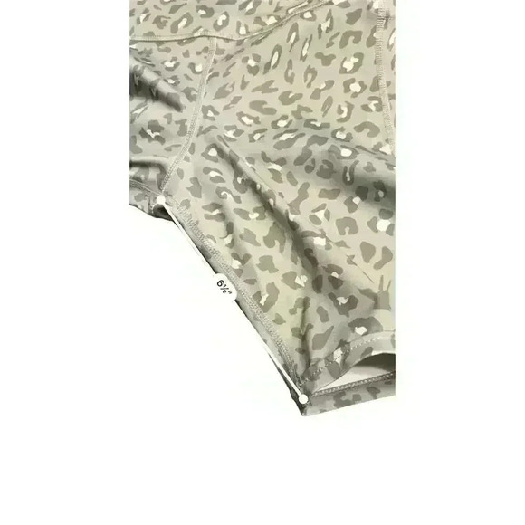 BlackMilk Women's GreenLeopard Print High-Waisted Biker Shorts M - Picture 8 of 8